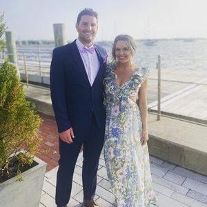 Vici | Dresses | Zabelle Floral Ruffle Cutout Maxi Dress | Poshmark